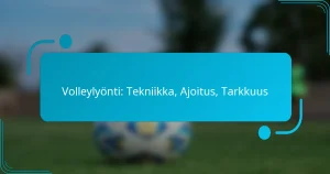 Volleylyönti: Tekniikka, Ajoitus, Tarkkuus